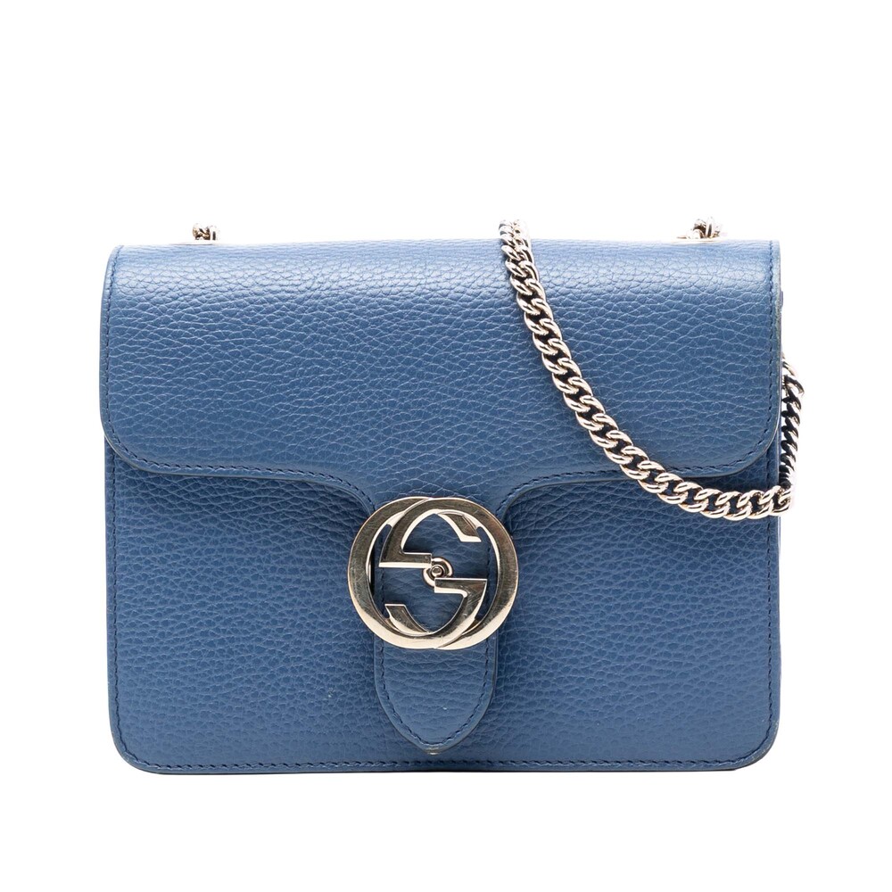 Gucci Interlocking Shoulder Bag Leather #326834G76B